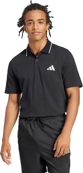 adidas Men's Essentials Small Logo Pique Polo Shirt