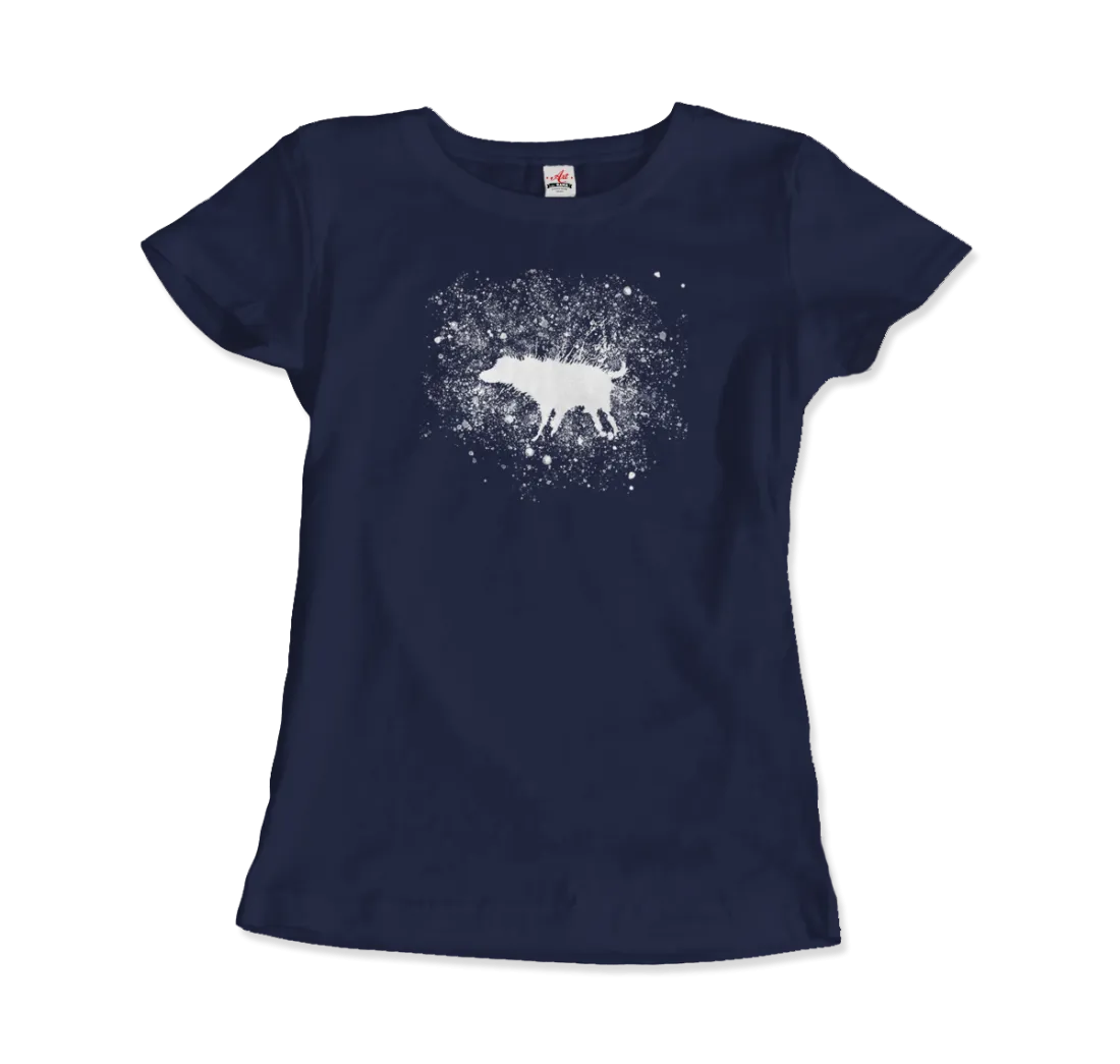 Banksy Wet Dog Splatter 2007 Street Art T-Shirt