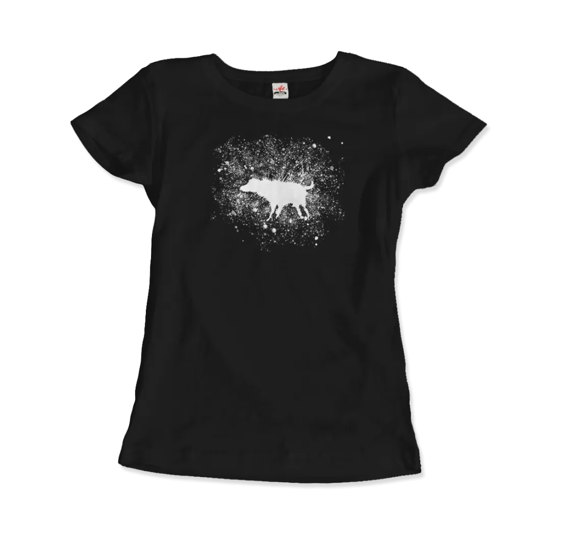 Banksy Wet Dog Splatter 2007 Street Art T-Shirt
