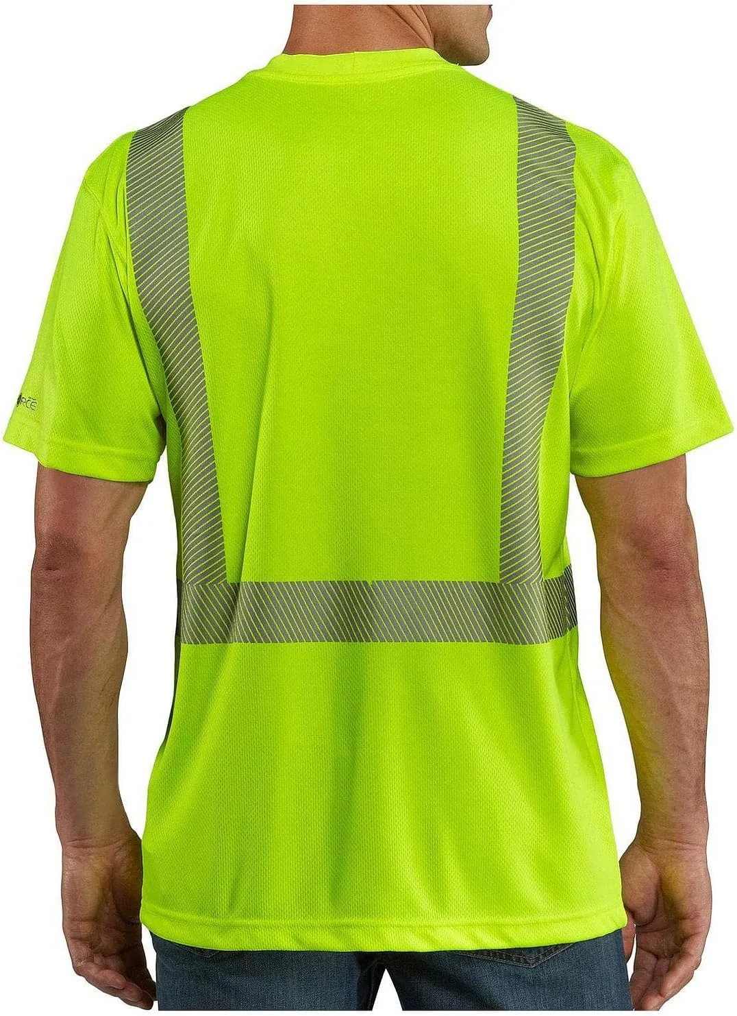 Carhartt Men's Force High-Visibility Short-Sleeve Class 2 T-Shirt
