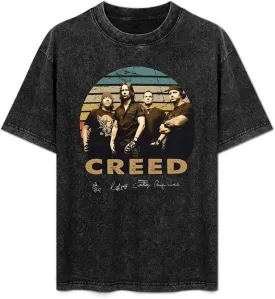 Durable Retro Oversized Cotton T-Shirts Cool Edgy Crew Neck Short Sleeve