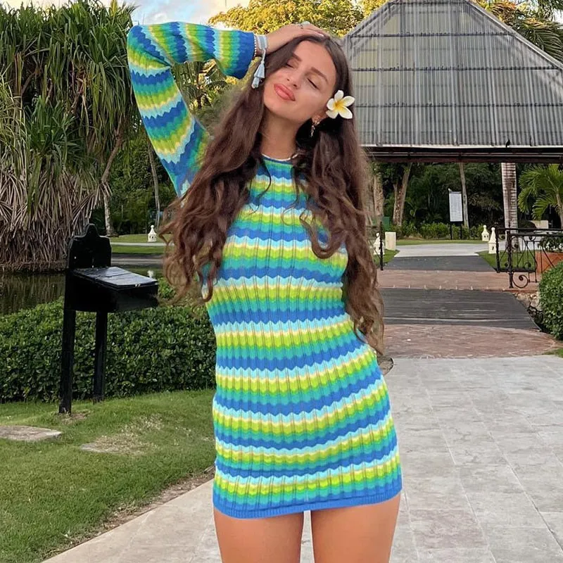 FLYTONN-Sexy spring and summer dresses, party dresses, graduation gifts,'Beach Please' Vacation Bodycon Dress