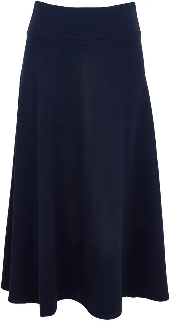 IDEALSANXUN Womens High Waisted A Line Midi Calf Flare Pleated Skirt