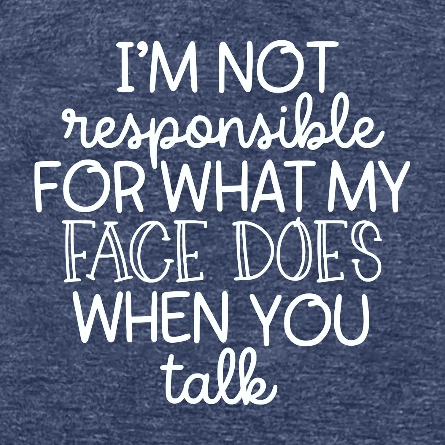 LOOKFACE Women I AM NOT Tee Cute Graphic Soft T Shirts