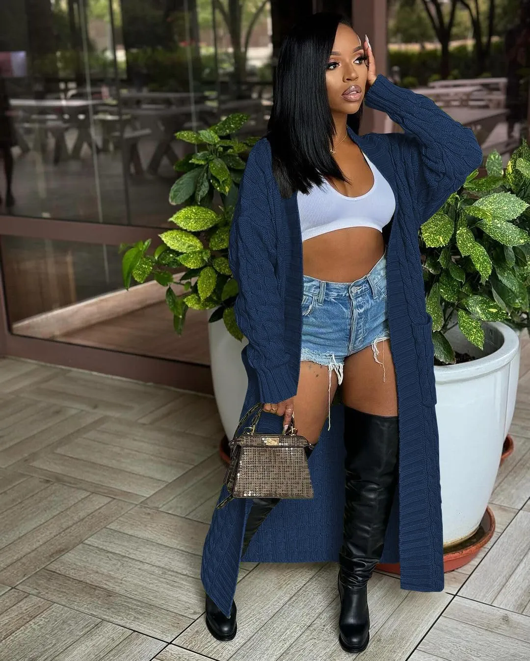 Nimsruc Cardigan Sweaters for Women Casual