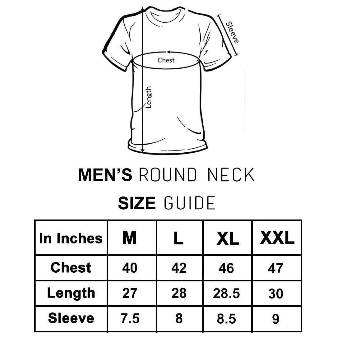 Nutcase Designer Round Neck Men's T-Shirt Wrinkle-Free Poly Cotton Tees - Good Vibes