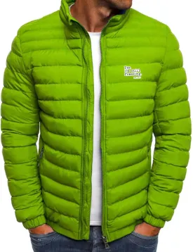 Puffer Jacket Men Lightweight Packable Down Jacket Zip up Quilted Jacket Windproof Insulated Jacket Warm Winter Coat
