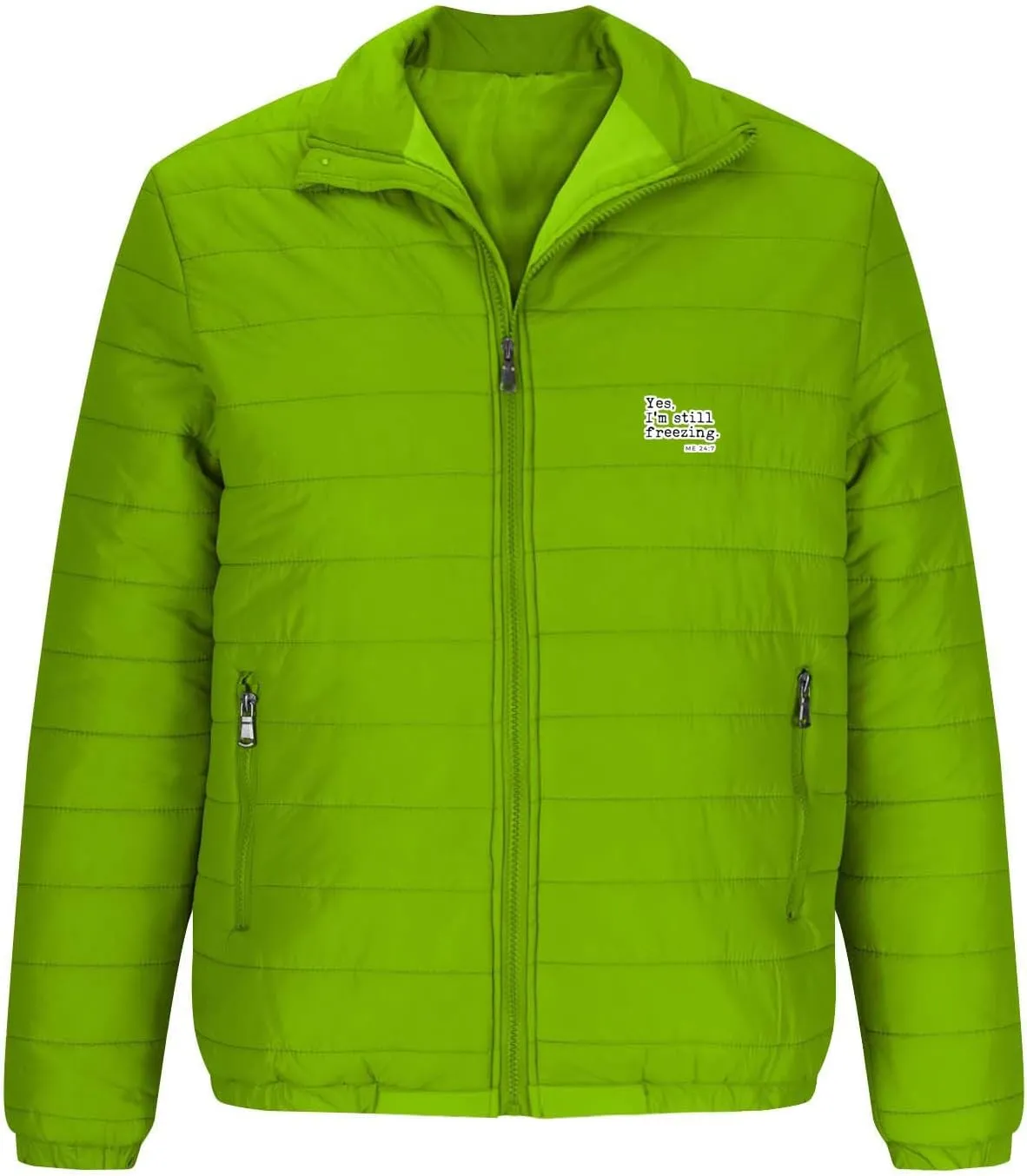 Puffer Jacket Men Lightweight Packable Down Jacket Zip up Quilted Jacket Windproof Insulated Jacket Warm Winter Coat