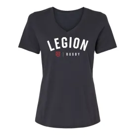 SD Legion Essential Women's V-Neck in Black