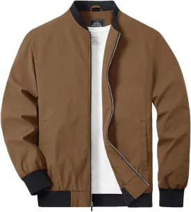 Spring Windbreaker Mens Bomber Jackets Outdoor Basketball Jackets Sportswear Coats With Pocket