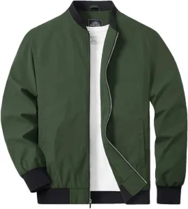 Spring Windbreaker Mens Bomber Jackets Outdoor Basketball Jackets Sportswear Coats With Pocket