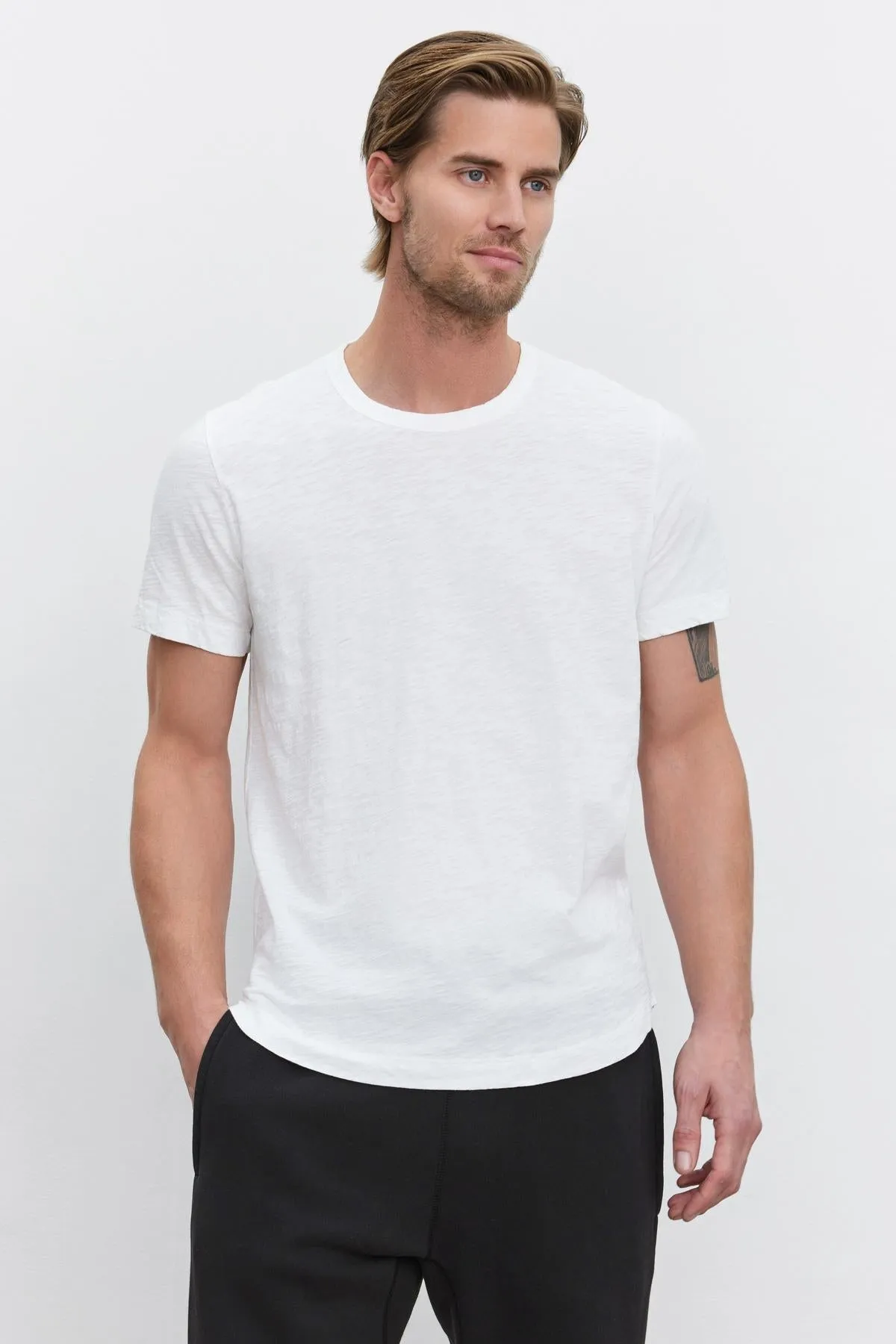 Velvet by Graham & Spencer Men's Amaro Tee  | White