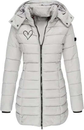 Women's Waterproof Long Puffer Jacket Womens Plus Size Thickened Quilted Down Jacket Warm Winter Coat with Hood